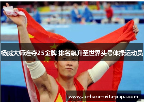 杨威大师连夺25金牌 排名飙升至世界头号体操运动员
